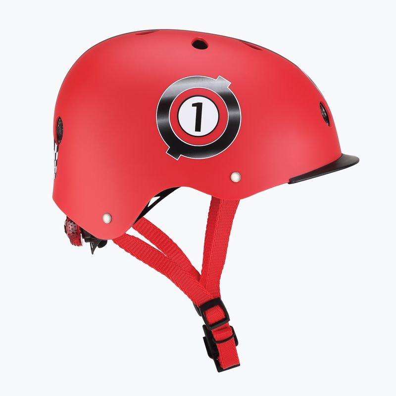 Detská prilba Globber Elite Lights new red racing 2