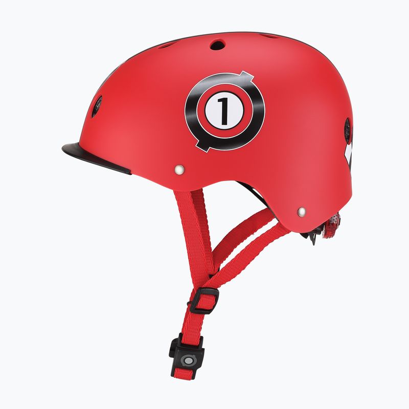 Detská prilba Globber Elite Lights new red racing 3