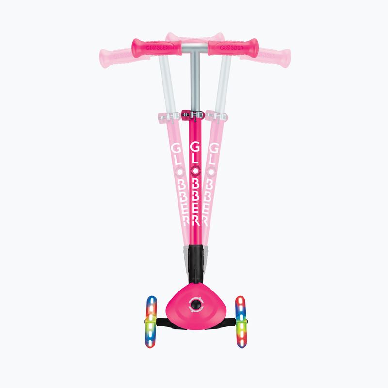 Detská trojkolesová kolobežka Globber Primo Foldable Lights fuchsia 11