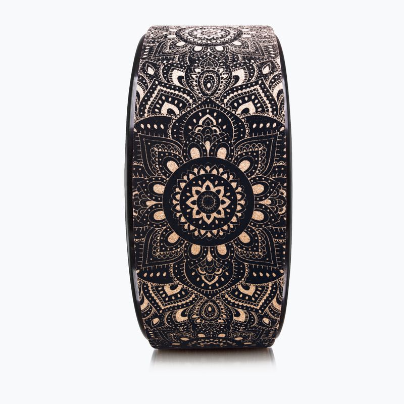 Yoga Design Lab Wheel black WH-Cork-Mandala Black 3