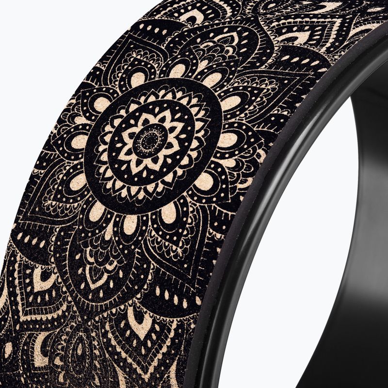 Yoga Design Lab Wheel black WH-Cork-Mandala Black 4