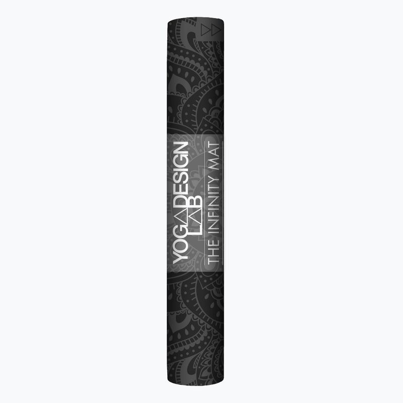 Yoga Design Lab Infinity podložka na jogu 5 mm čierna Mandala Charcoal 3