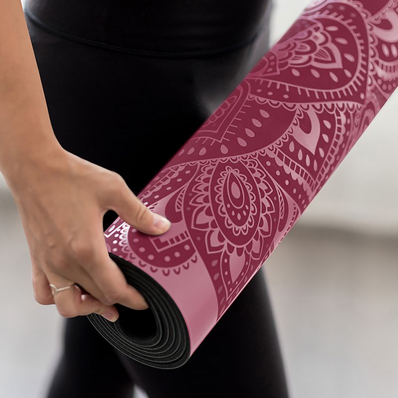 Yoga Design Lab Infinity podložka na jogu 3 mm ružová Mandala Rose 7