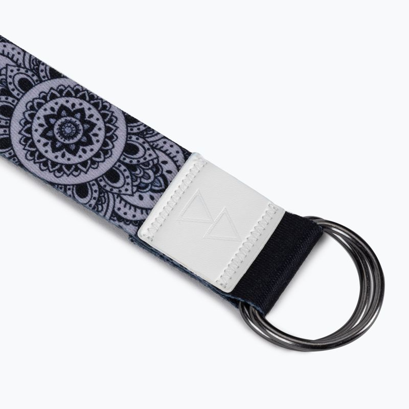 Popruh na jogu Yoga Design Lab čierny ST-Mandala Black 2