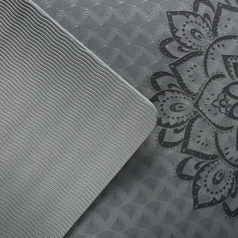 Yoga Design Lab Flow Pure 6 mm zelená podložka na jogu Mandala Charcoal 4