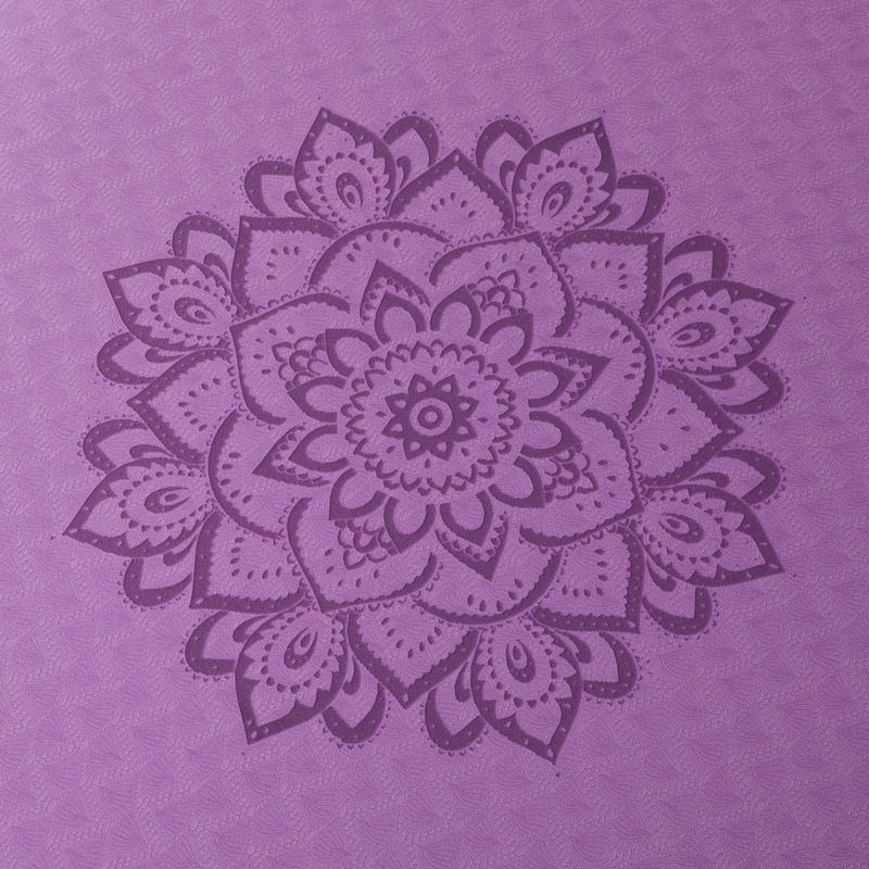 Yoga Design Lab Flow Pure 6 mm fialová podložka na jogu Mandala Lavender 4