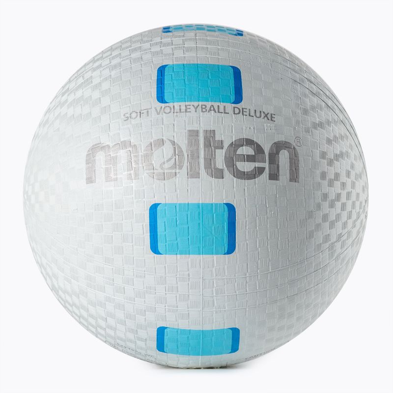 Molten volejbalová lopta biela a modrá S2V1550-WC veľkosť 5