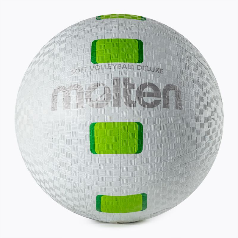 Molten volejbalová lopta bielo-zelená S2V1550-WG veľkosť 5
