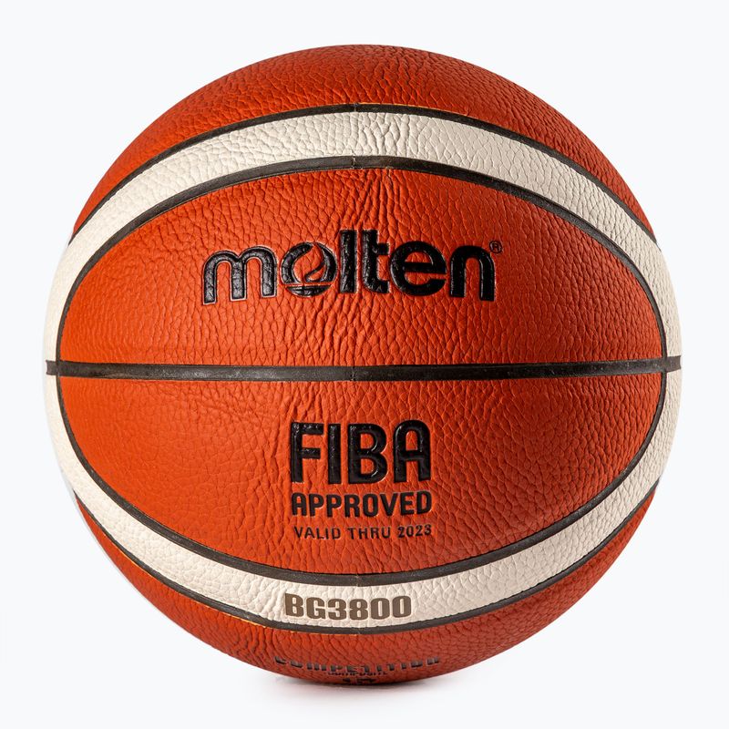 Molten basketball B6G3800 FIBA orange veľkosť 6 2