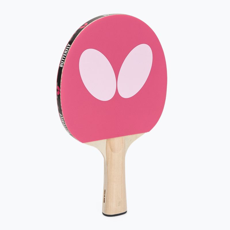Pálka na stolný tenis Butterfly Logo pink 7