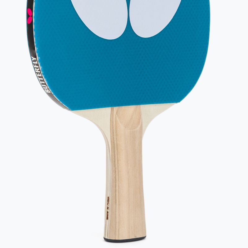 Pálka na stolný tenis Butterfly Blue logo 5