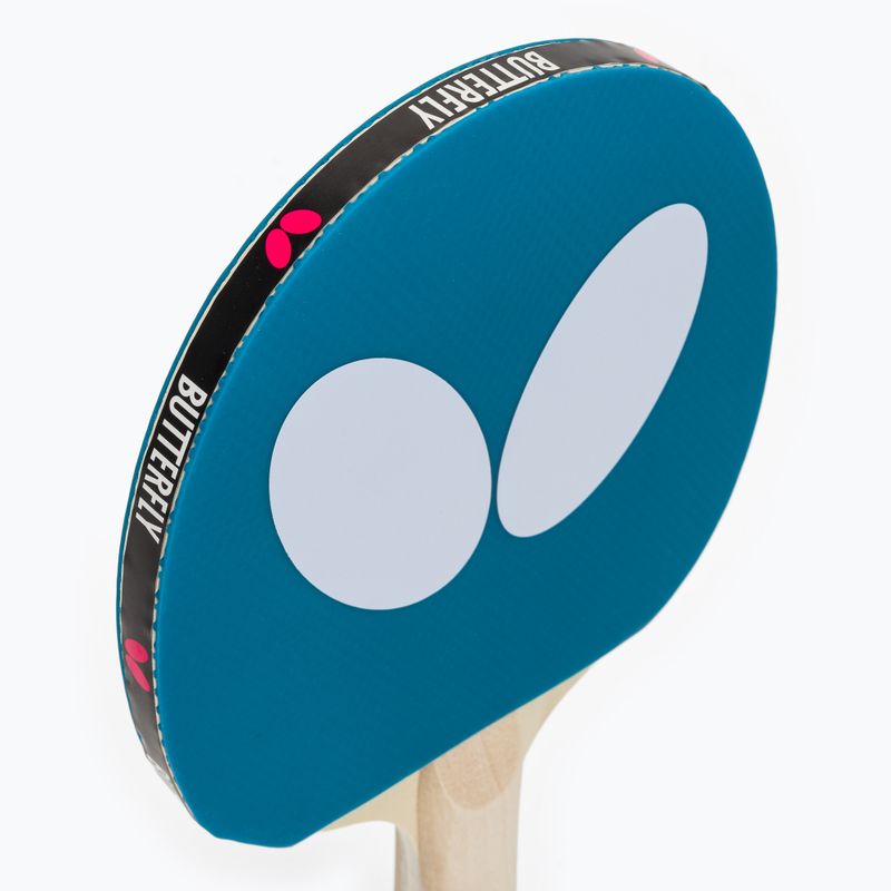 Pálka na stolný tenis Butterfly Blue logo 6