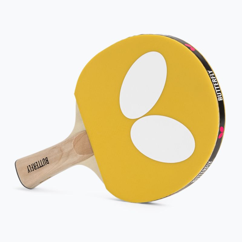 Pálka na stolný tenis Butterfly Logo yellow 3