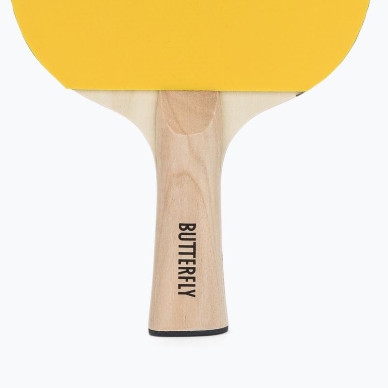Pálka na stolný tenis Butterfly Logo yellow 4