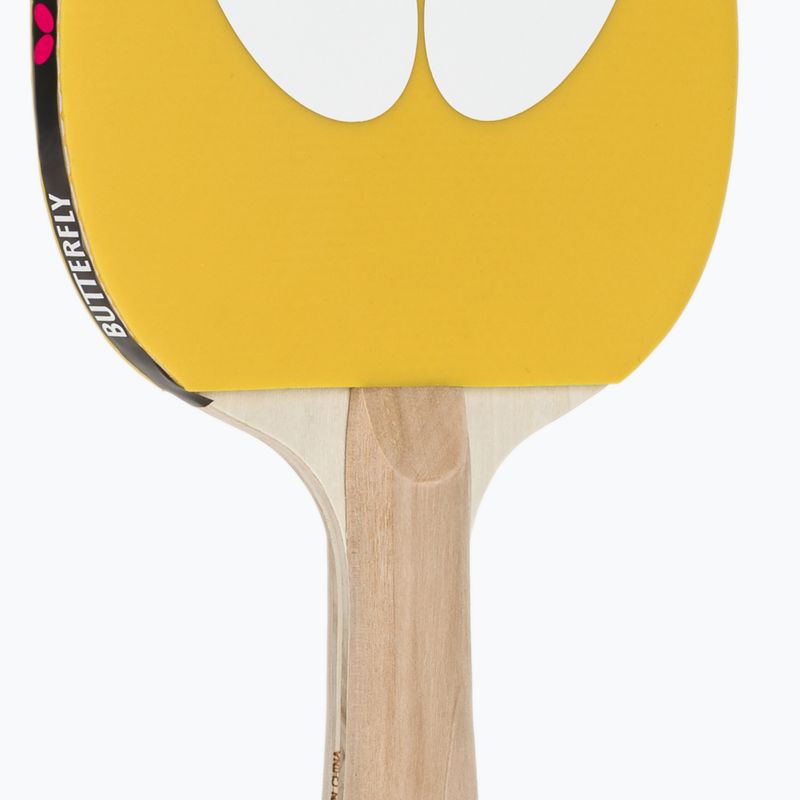 Pálka na stolný tenis Butterfly Logo yellow 5