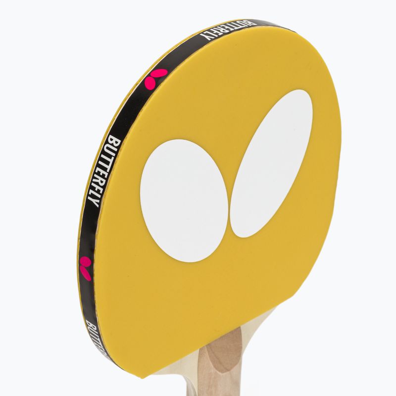 Pálka na stolný tenis Butterfly Logo yellow 6