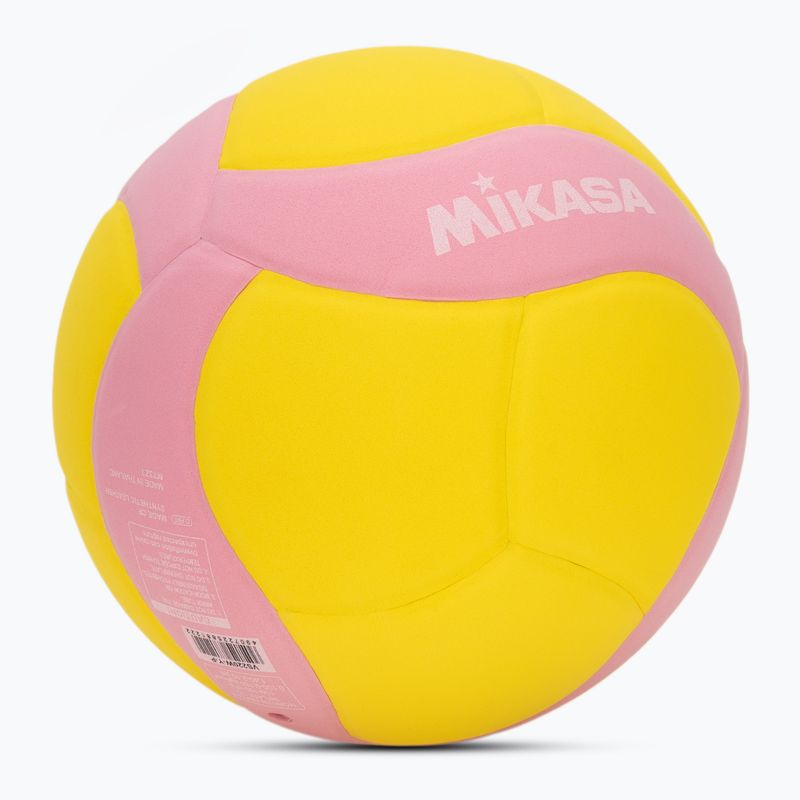Volejbalová lopta Mikasa VS220W yellow/pink 2
