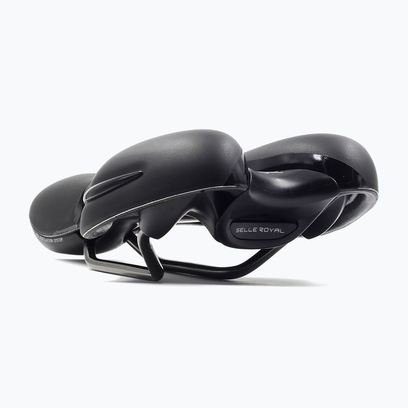 Sedlo na bicykel Selle Royal Respiro Soft Athletic Straciatella 45St. black 7