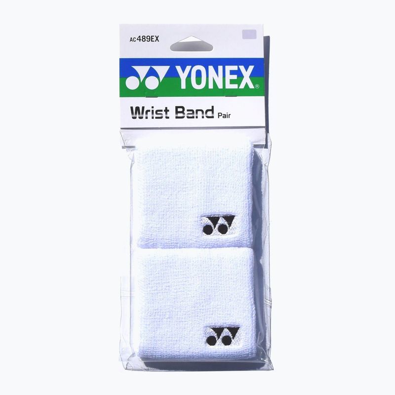YONEX zápästné návleky 2 ks biele AC 489