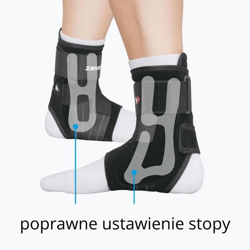 Zamst A1 Ankle Ľavý stabilizátor členku čierny 470811 7