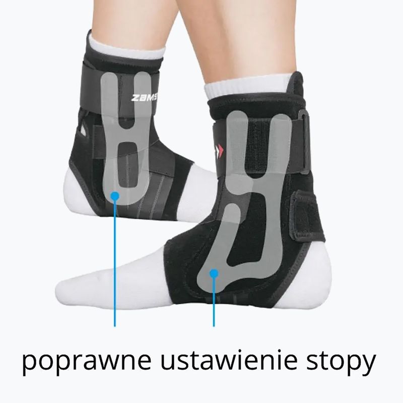Zamst A1 Ankle Stabilizátor pravého členku čierny 470804 3