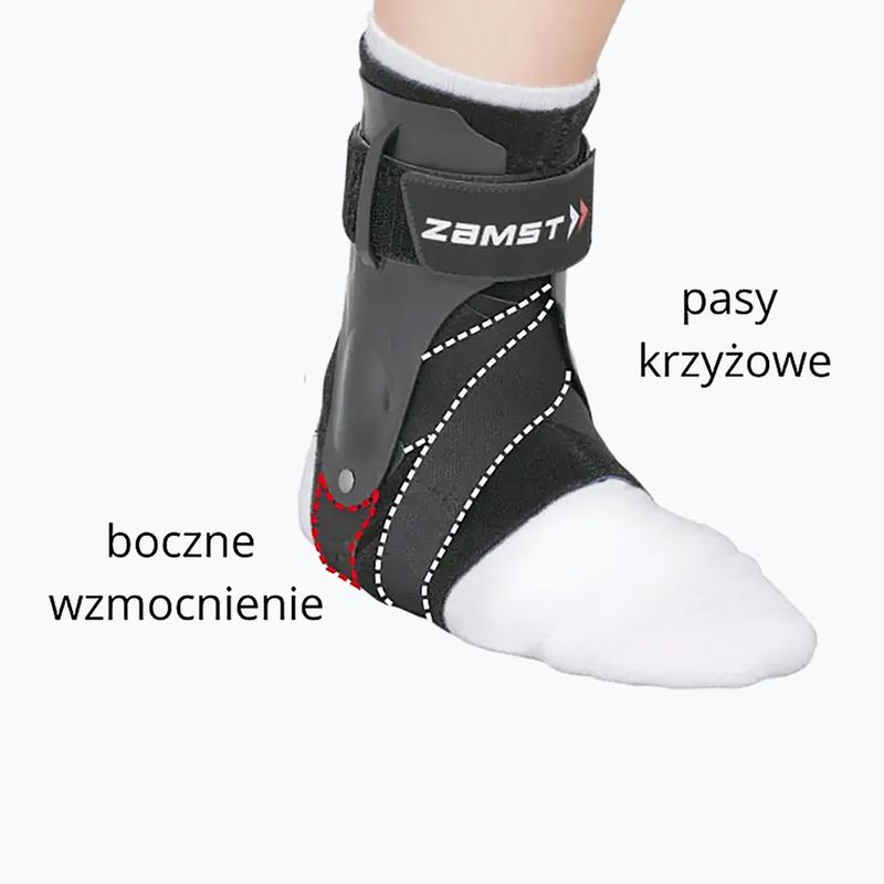 Zamst A2-DX Ankle Pravý stabilizátor členku čierny 670601 6