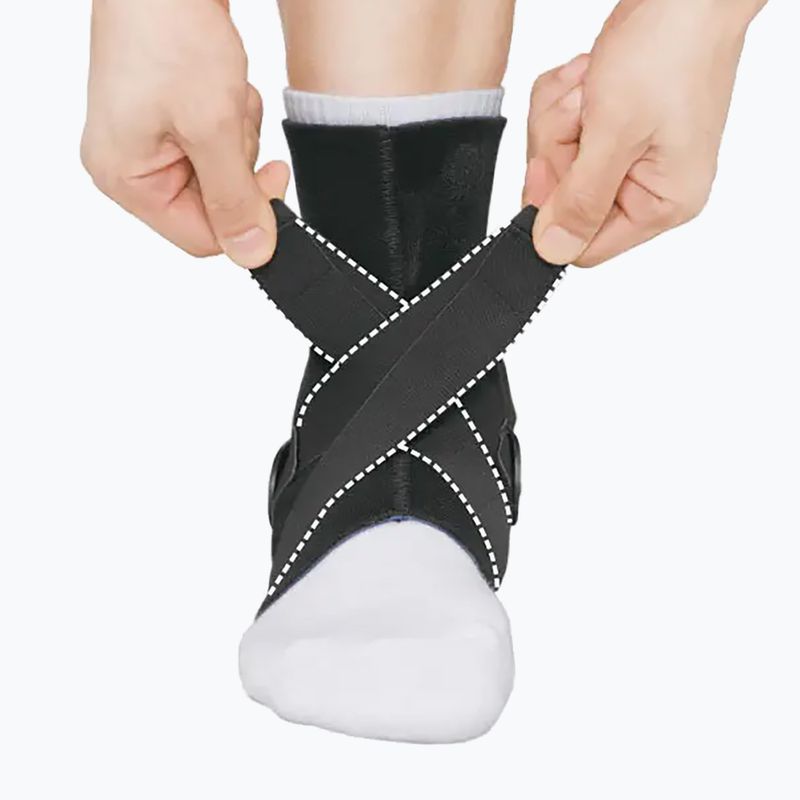 Stabilizátor pravého členku Zamst A2-DX Ankle Right black 5