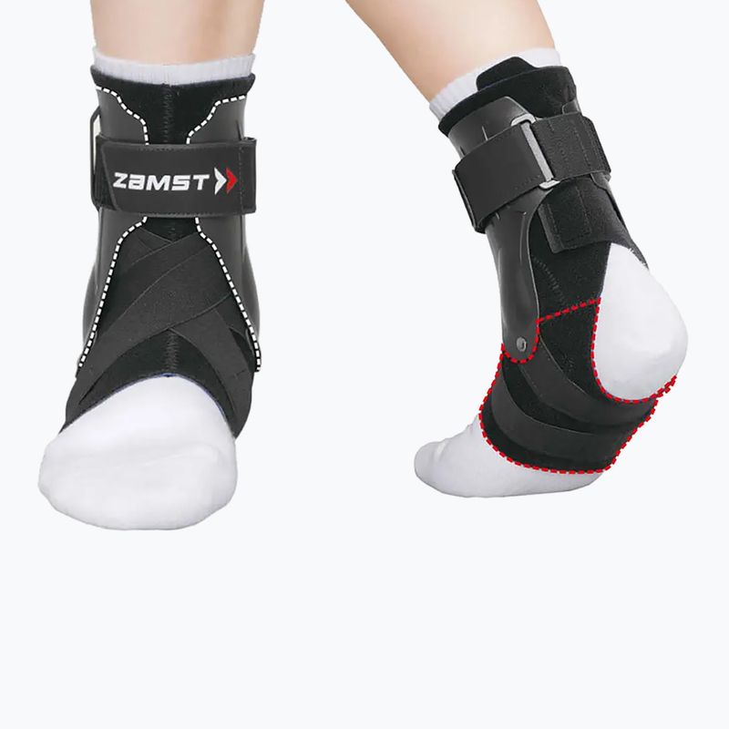 Stabilizátor pravého členku Zamst A2-DX Ankle Right black 6