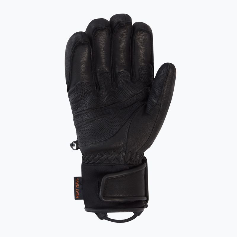 Pánske lyžiarske rukavice Descente 5 Finger Leather black 2