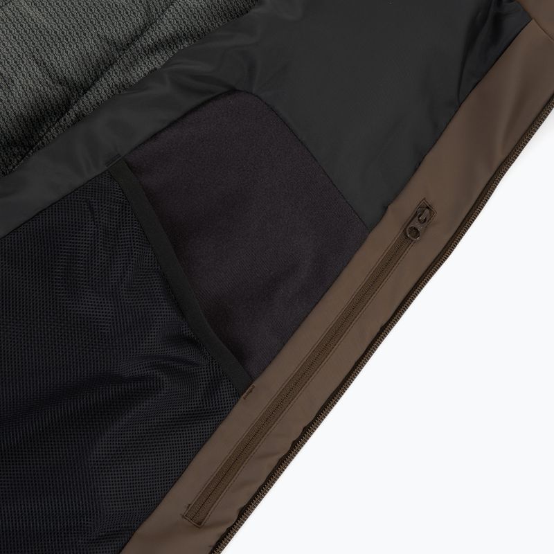 Pánska lyžiarska bunda Descente Caden na rameno hnedá 6