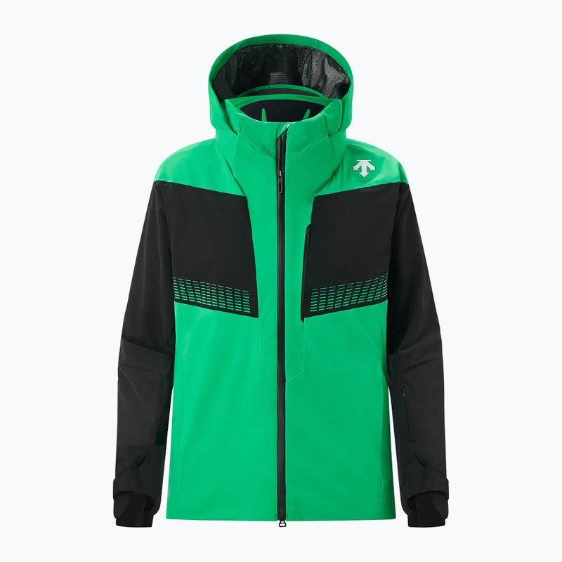 Pánska lyžiarska bunda Descente Laser Gradation cell green
