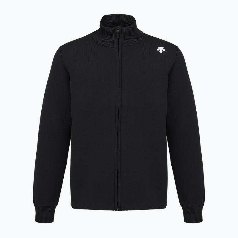 Pánsky sveter Descente Full Zip čierny