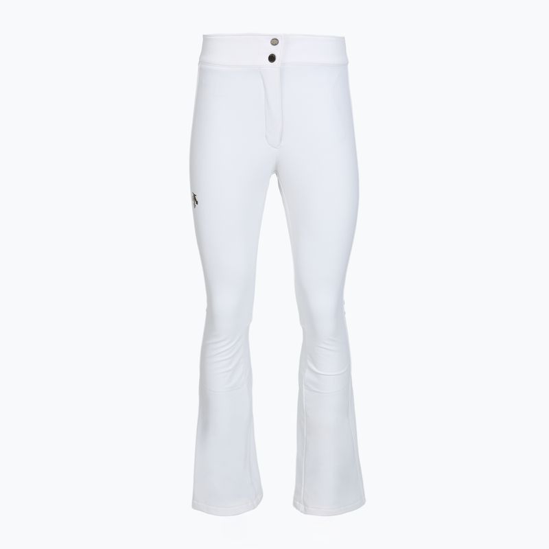 Dámske lyžiarske nohavice Descente Bonded Stretch super white