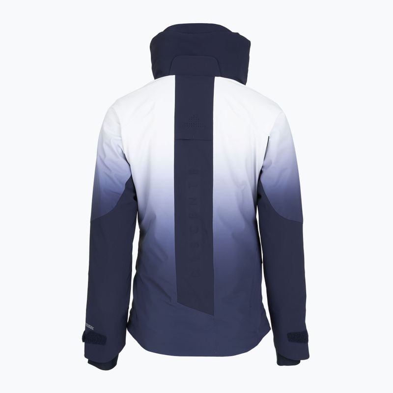 Dámska lyžiarska bunda Descente Swiss Insulated dark night/ white 9