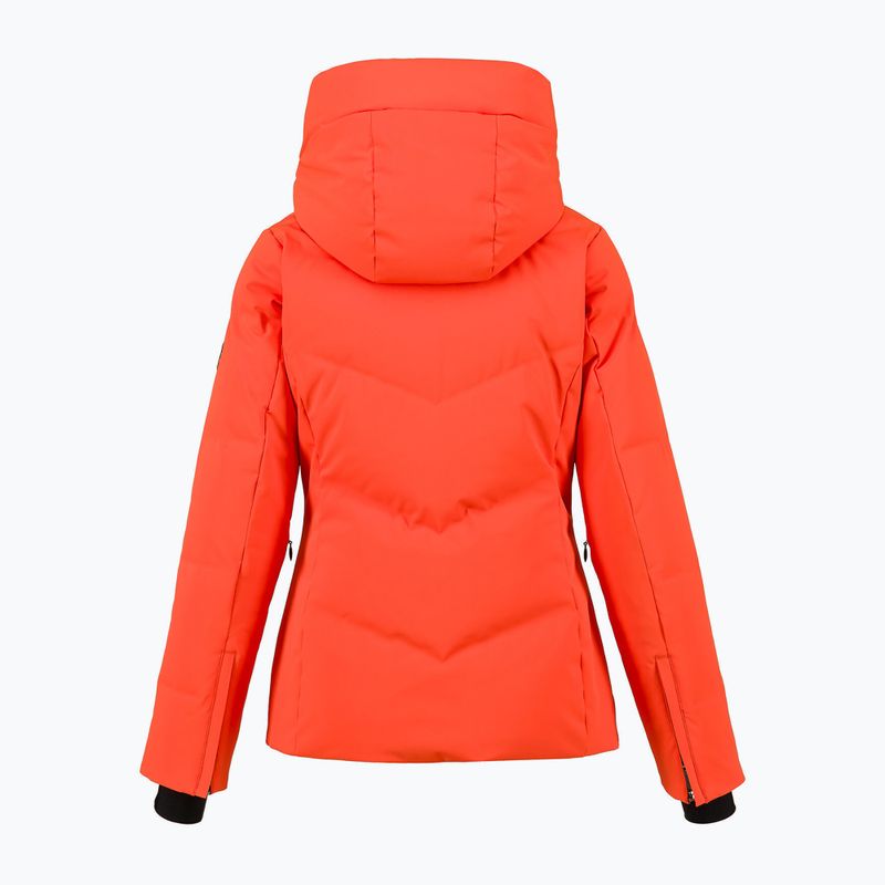 Dámska lyžiarska bunda Descente Gradation Down mandarin orange 2
