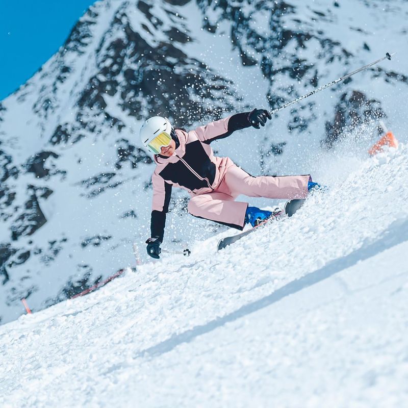 Dámska lyžiarska bunda Descente Shoulder Shirring bloom pink 2