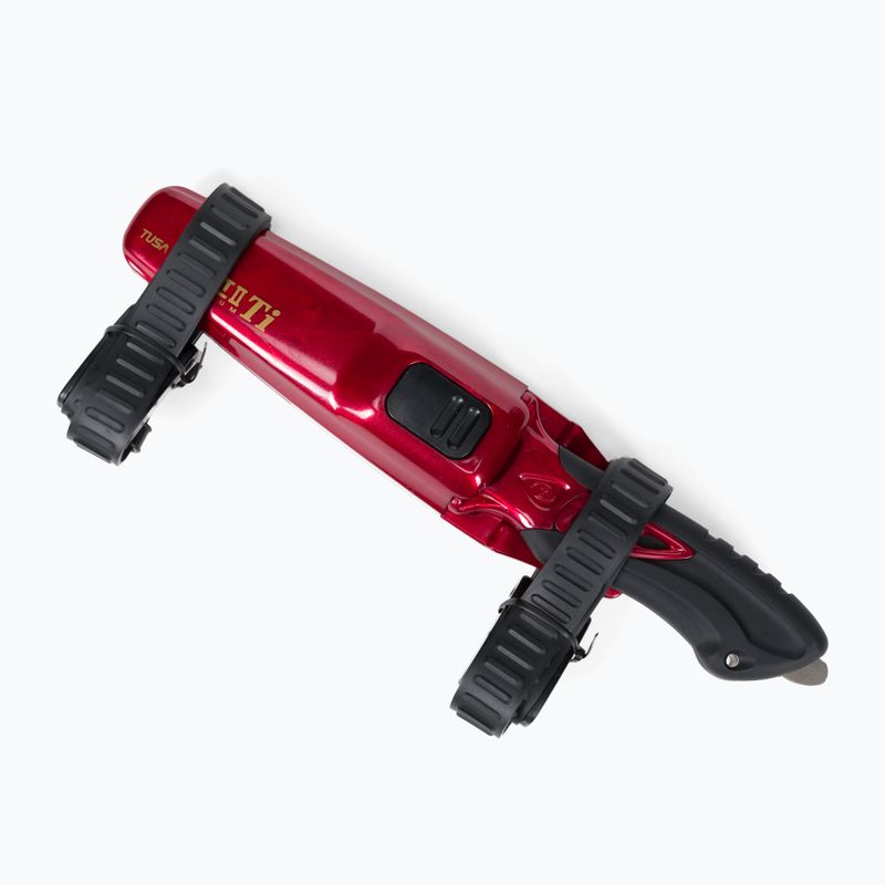 Potápačský nôž TUSA X-Pert II Titanium červený FK-940 2