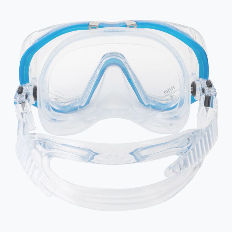 Potápačská maska TUSA Tri-Quest Fd Blue and Clear M-3001 5