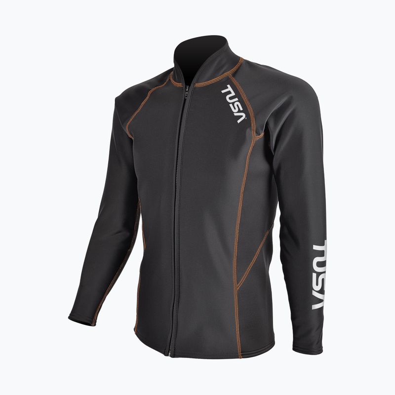 Pánske plavecké tričko longsleeve TUSA Rashguard Thermal black