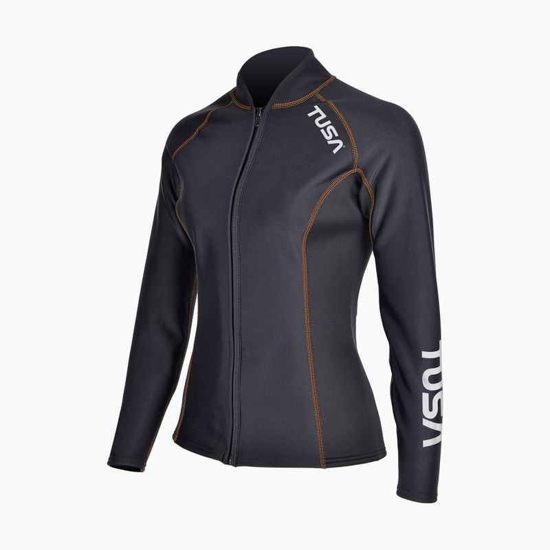 Dámske plavecké tričko longsleeve TUSA Rashguard Thermal black