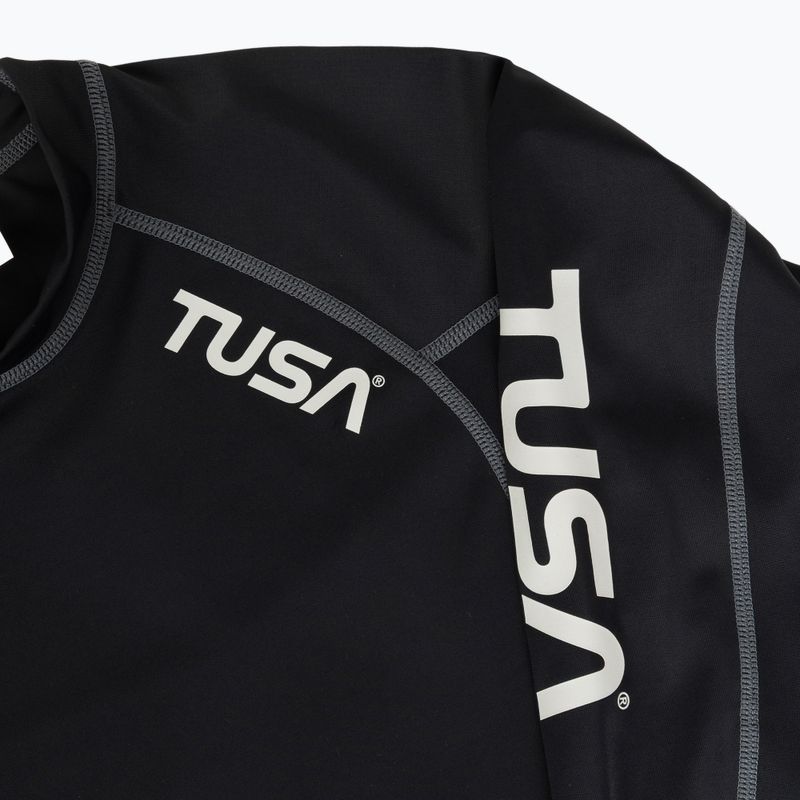 Dámske plavecké tričko longsleeve TUSA Black rashguard 3