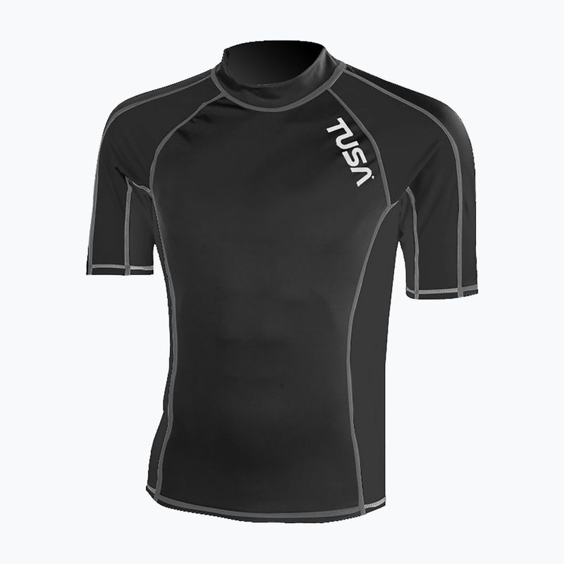 Pánske plavecké tričko TUSA Black rashguard