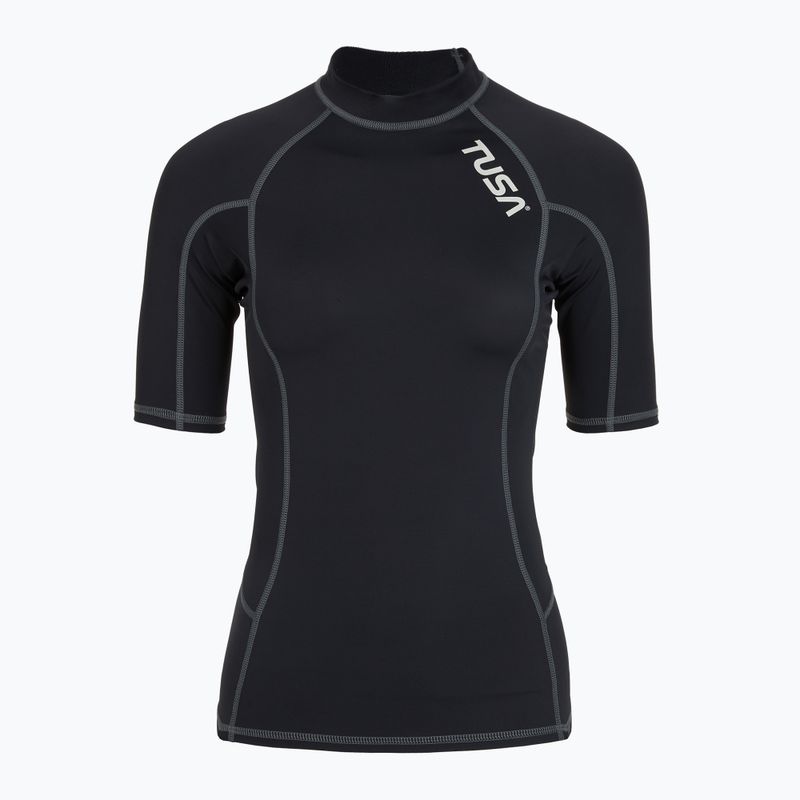 Dámske plavecké tričko TUSA Black rashguard