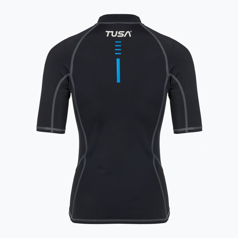 Dámske plavecké tričko TUSA Black rashguard 2