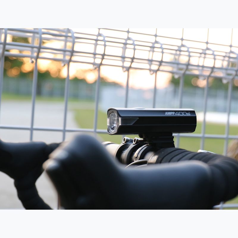 Predné svetlo na bicykel Cateye AMPP 400S HL-EL084SRC black 7