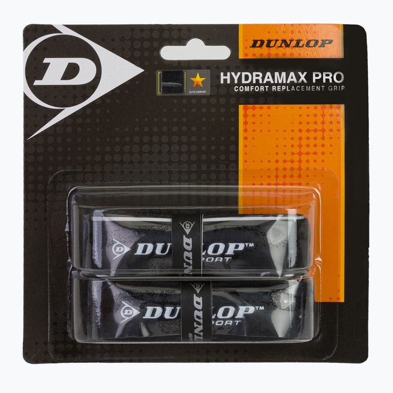 Obal na squashovú raketu Dunlop Hydramax Pro 2 ks čierny 613252