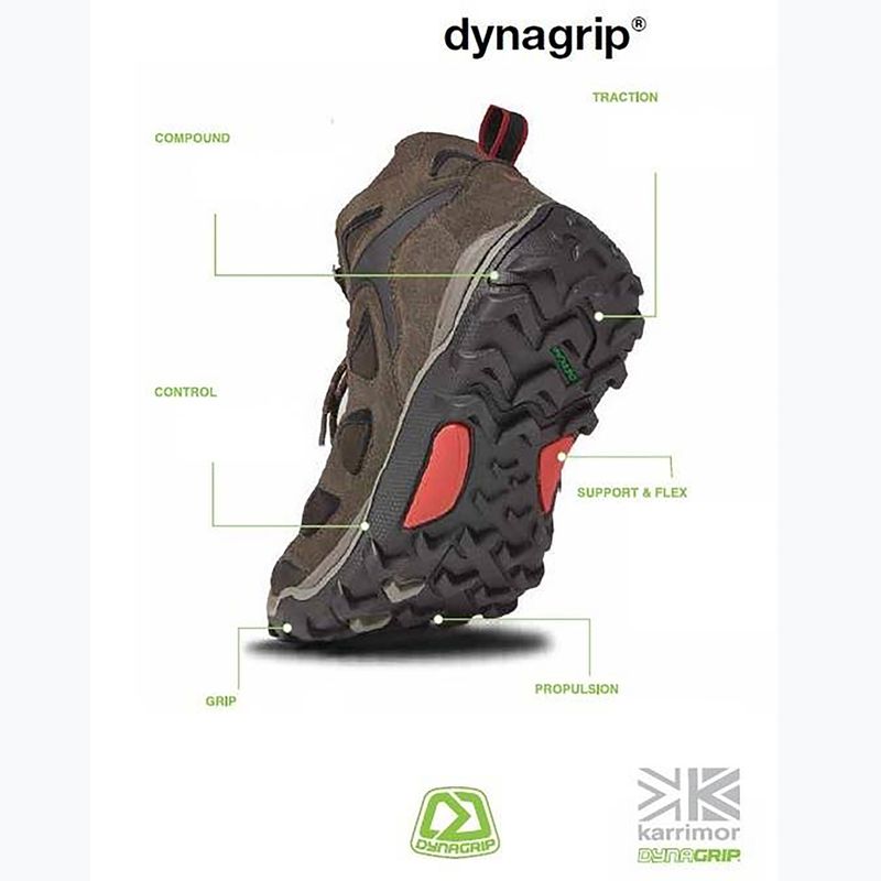 Pánske trekové topánky Karrimor Mendip 3 CH chocolate 7