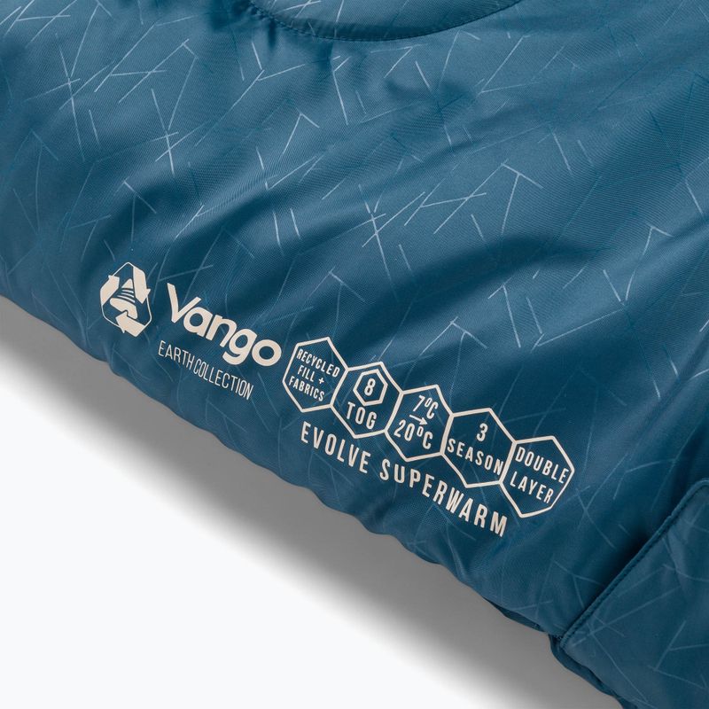 Vango Evolve Superwarm Single spací vak modrý SBREVOLVEM23TJ8 5