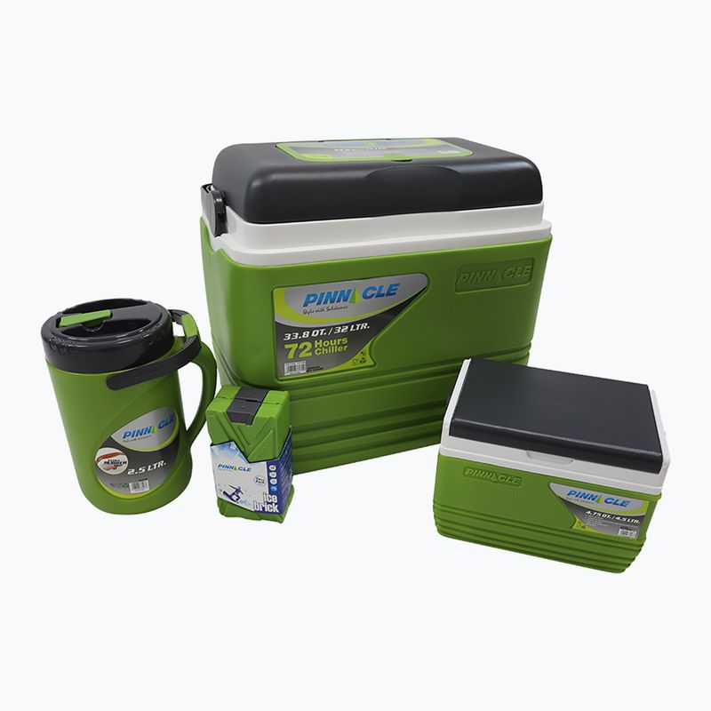 Súprava cestovných chladničiek Vango Pinnacle 32-72Hr 5dielna green