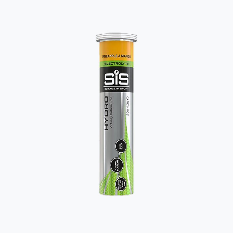 SiS GO HYDRO rehydratačné tablety 20 ananásovo-mangových tabliet SIS130919 3